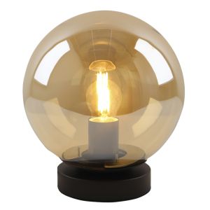 Lampada da tavolo ambrata moderna, Jelly, con interruttore