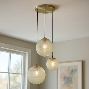 Lampada a sospensione verde design, Dolf