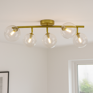 Lampada da soffitto trasparente design, Remo