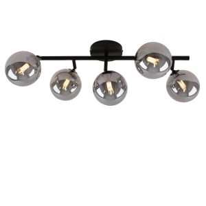 Lampada da soffitto grigia design, Remo