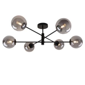 Lampada da soffitto grigia design, Remo
