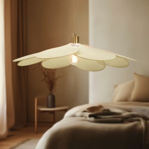 Lampada a sospensione crema rustica, Nena