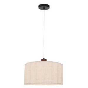 Lampada a sospensione beige rustica, Loulou