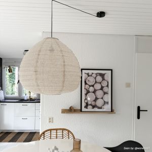 Lampada a sospensione beige rustica, Leila