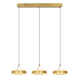 Lampada a sospensione in ottone design, Lava, 56W, 3000K LED