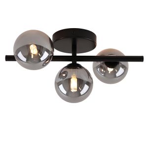 Lampada da soffitto grigia design, Remo