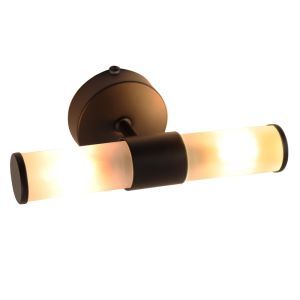 Applique per bagno nera moderna, Callum, IP44