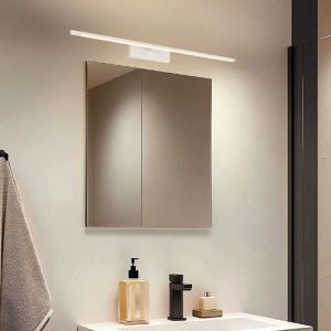 Lampada per specchio bianca moderna, Steffy, 8W, 3000K LED, IP44