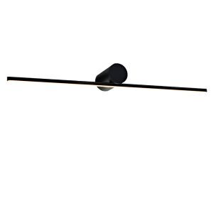 Lampada per specchio nera moderna, Haiko, 8W, 3000K LED, IP44