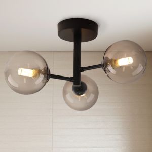 Lampada da soffitto da bagno ambrata moderna, Amer, IP44