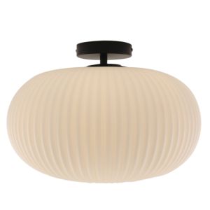 Lampada da soffitto da bagno bianca design, Elliot, IP44