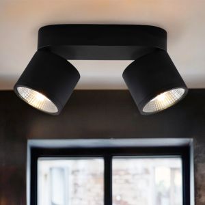 Faretto da soffitto nero moderno, Thomas