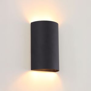 Applique da parete nera moderna, Perry