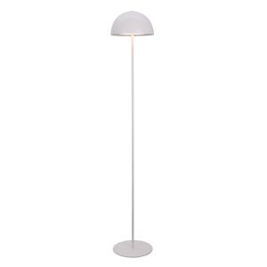 Lampada da terra bianca retrò, Douwe, 4W, dim to warm LED, controllo touch