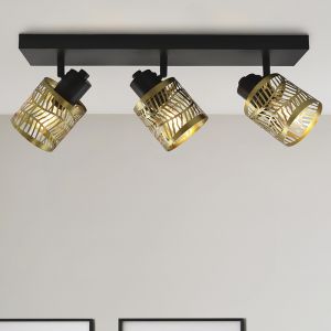 Faretto da soffitto in ottone metallo, Marli