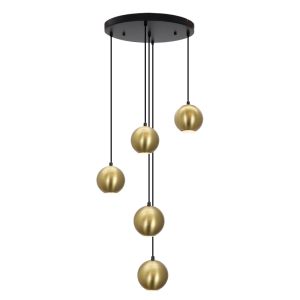Lampada a sospensione in ottone moderna, Matea