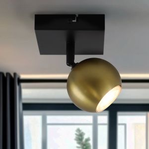 Faretto da soffitto in ottone moderno, Matea