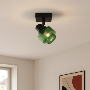 Faretto da soffitto verde retrò, Paris