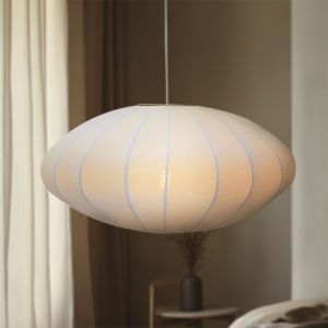 Lampada a sospensione bianca rustica, Jada