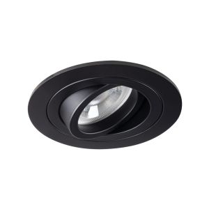 Faretto da incasso nero moderno, Seidy