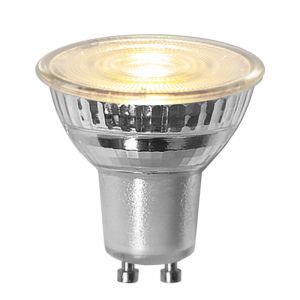 Lampadina LED dimmerabile a 3 gradini GU10, Atilla, trasparente, 4.4w, 3000K