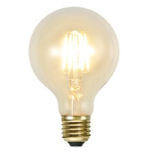 George E27 Lampada a bulbo grande, G80, 2w bianco extra atmosferico, dimmerabile