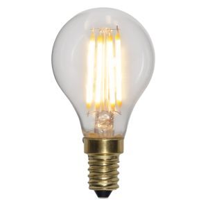 Lampada a sfera E14 dimmerabile a 3 gradini, 4w bianco extra atmosferico