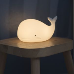 Luce notturna per bambini bianca in plastica, Whale, 0,5W, RGBW LED