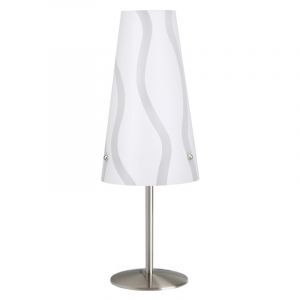 Lampada da tavolo bianca in plastica, Nayra