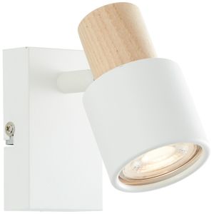 Faretto da parete bianco moderno, Soscha