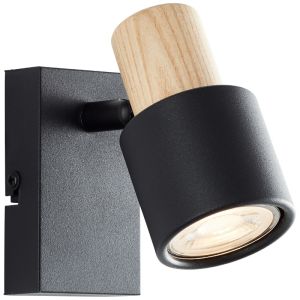 Faretto da parete nero moderno, Soscha
