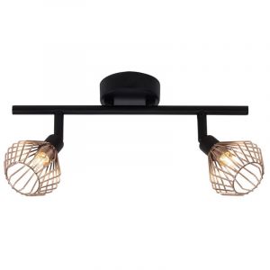 Lampada da soffitto in rame industriale, Keyshaira