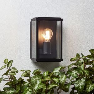Lampada da esterno nera industriale, Jaeva, IP44