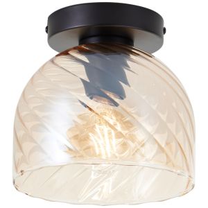 Lampada da soffitto ambrata retrò, Ubah