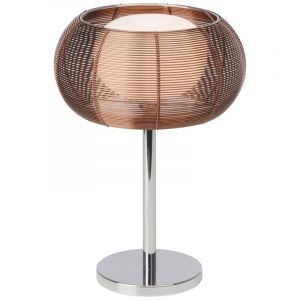 Lampada da tavolo di bronzo moderna, Amela, con interruttore