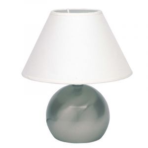 Lampada da tavolo cromata metallo, Robijn, controllo touch