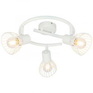 Lampada da soffitto bianca moderna, Aina