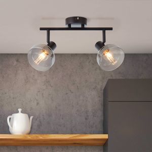 Faretto da soffitto nero design, Dimitry