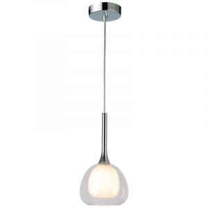 Lampada a sospensione cromata moderna, Emmelien