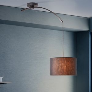 Lampade a sospensione per tavolo da pranzo nera moderna, Bernice