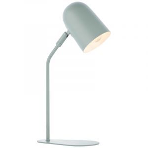 Lampada da tavolo verde moderna, Lukas, con interruttore