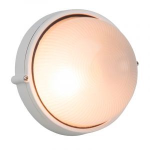 Lampada da esterno bianca in vetro, Trishana, IP44