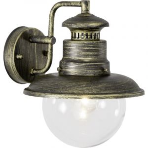 Lampada da esterno dorata rustica, Jaelin, IP44