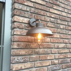 Lampada da esterno nera industriale, Jaymiley, IP44