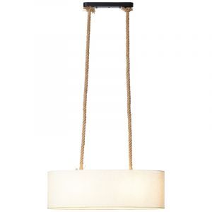 Lampada a sospensione bianca rustica, Boyke