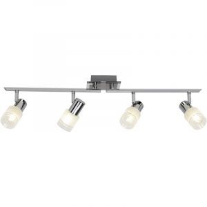 Faretto da soffitto cromato metallo, Blake, 28W, 2700K LED