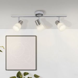Faretto da soffitto cromato metallo, Ziyana, 4W, 2700K LED