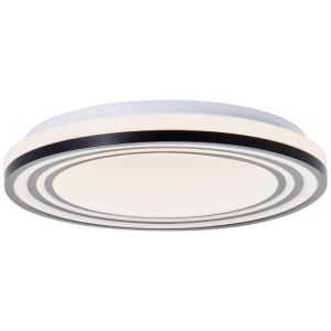 Lampada da soffitto nera moderna, Merlijn, 24W, 3000K LED