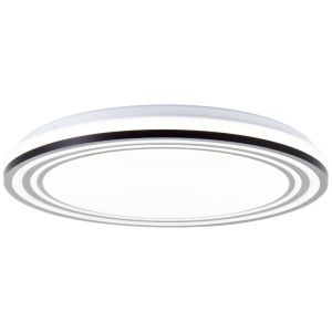 Lampada da soffitto nera moderna, Merlijn, 36W, white switch LED, con telecomando