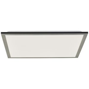 Plafoniera a pannello LED nera moderna, Usman, 24W, 4000K LED